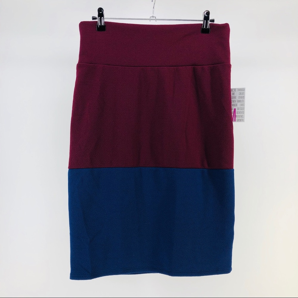 LuLaRoe Colorblock Cassie Pencil Skirt